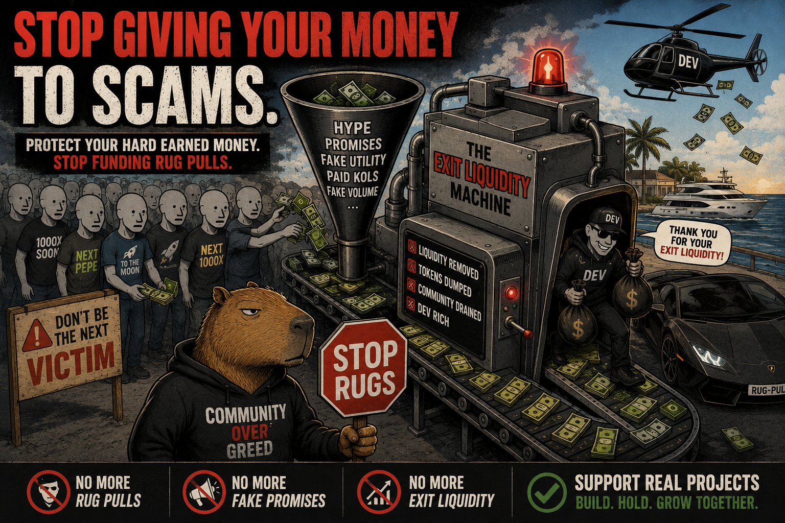 Stop giving your money away to scams